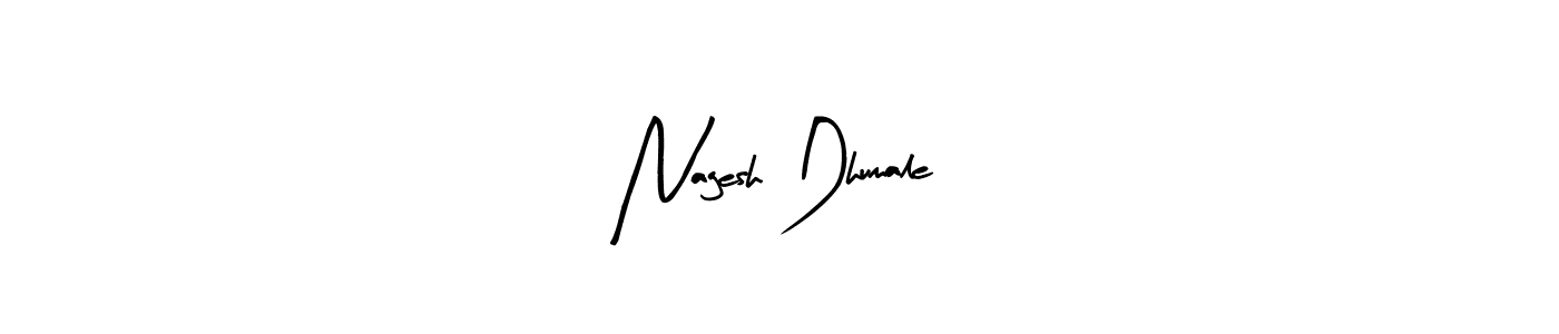 Create a beautiful signature design for name Nagesh Dhumale. With this signature (Arty Signature) fonts, you can make a handwritten signature for free. Nagesh Dhumale signature style 8 images and pictures png