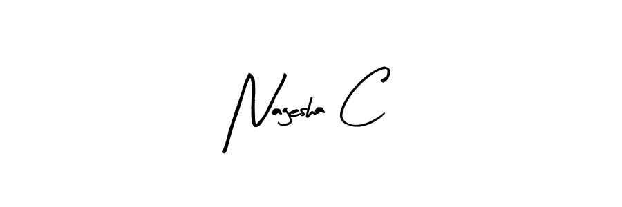 It looks lik you need a new signature style for name Nagesha C. Design unique handwritten (Arty Signature) signature with our free signature maker in just a few clicks. Nagesha C signature style 8 images and pictures png