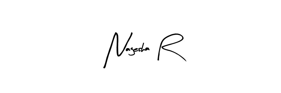 Once you've used our free online signature maker to create your best signature Arty Signature style, it's time to enjoy all of the benefits that Nagesha R name signing documents. Nagesha R signature style 8 images and pictures png