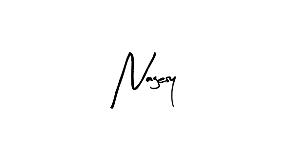 if you are searching for the best signature style for your name Nagesy. so please give up your signature search. here we have designed multiple signature styles  using Arty Signature. Nagesy signature style 8 images and pictures png