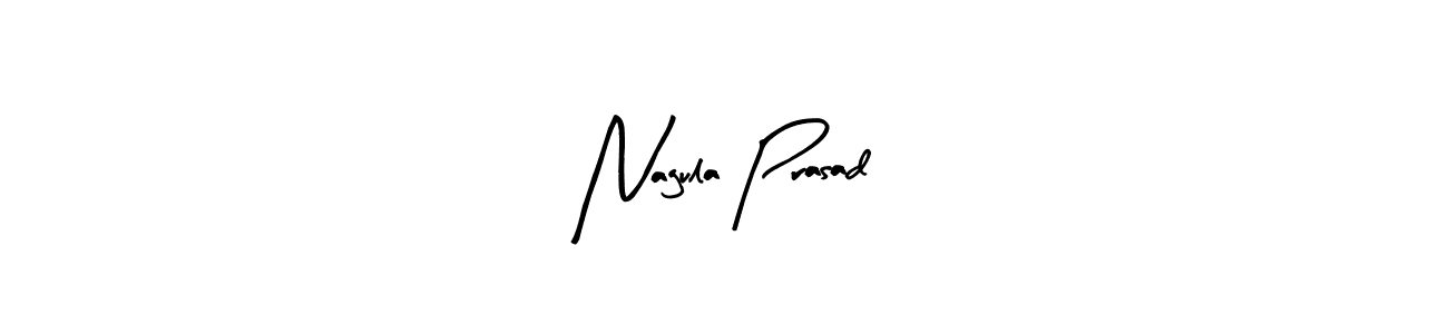 Similarly Arty Signature is the best handwritten signature design. Signature creator online .You can use it as an online autograph creator for name Nagula Prasad. Nagula Prasad signature style 8 images and pictures png