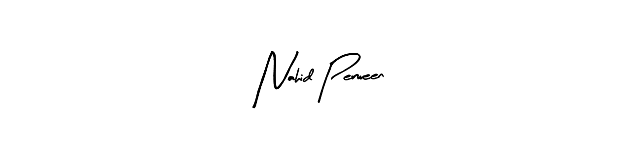 Also You can easily find your signature by using the search form. We will create Nahid Perween name handwritten signature images for you free of cost using Arty Signature sign style. Nahid Perween signature style 8 images and pictures png