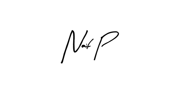 Make a beautiful signature design for name Naif P. Use this online signature maker to create a handwritten signature for free. Naif P signature style 8 images and pictures png