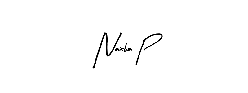 Also You can easily find your signature by using the search form. We will create Naisha P name handwritten signature images for you free of cost using Arty Signature sign style. Naisha P signature style 8 images and pictures png