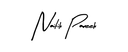 Give your name Naitik Pareek an exquisite flair with the Arty Signature script font. Ideal for contracts, resumes, and formal letterheads. Naitik Pareek signature style 8 images and pictures png