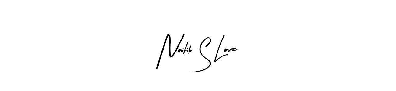 This is the best signature style for the Naitik S Love name. Also you like these signature font (Arty Signature). Mix name signature. Naitik S Love signature style 8 images and pictures png