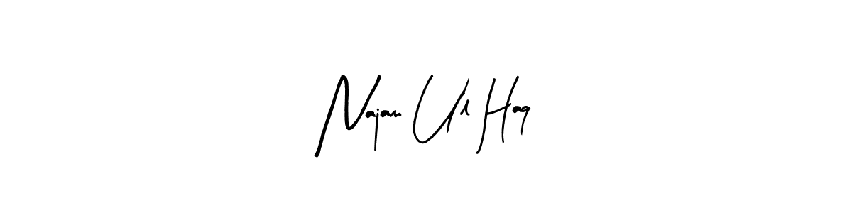 Similarly Arty Signature is the best handwritten signature design. Signature creator online .You can use it as an online autograph creator for name Najam Ul Haq. Najam Ul Haq signature style 8 images and pictures png