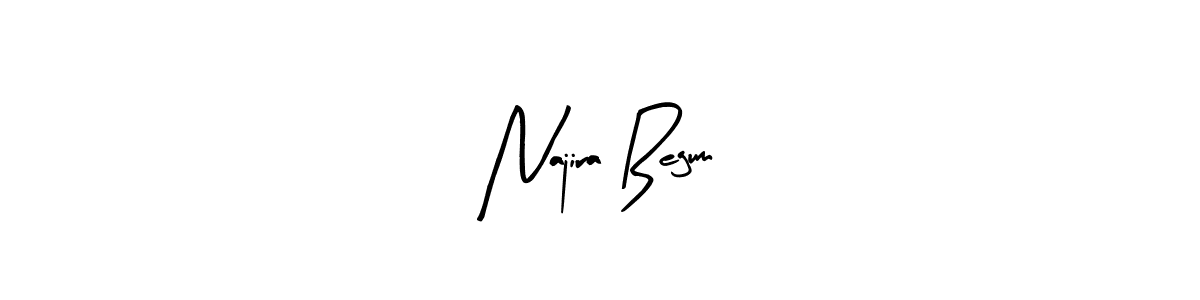 Make a beautiful signature design for name Najira Begum. With this signature (Arty Signature) style, you can create a handwritten signature for free. Najira Begum signature style 8 images and pictures png