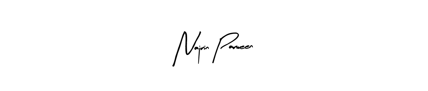 Najrin Parween stylish signature style. Best Handwritten Sign (Arty Signature) for my name. Handwritten Signature Collection Ideas for my name Najrin Parween. Najrin Parween signature style 8 images and pictures png