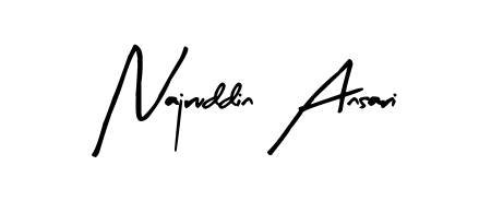 The Arty Signature signature style provides a bold statement for name Najruddin Ansari. Designed for business owners, executives, and leaders. Najruddin Ansari signature style 8 images and pictures png