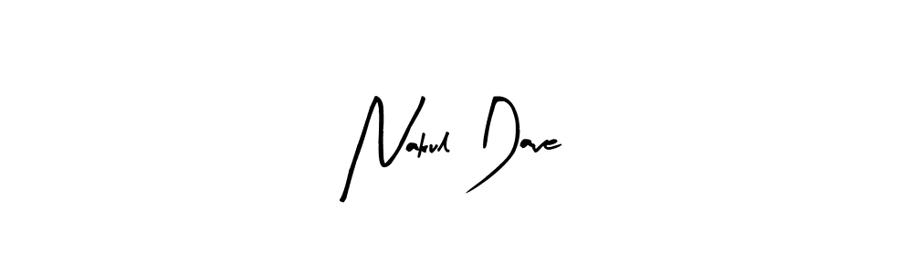Make a beautiful signature design for name Nakul Dave. Use this online signature maker to create a handwritten signature for free. Nakul Dave signature style 8 images and pictures png
