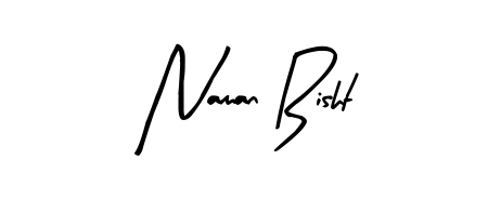 The best way (Arty Signature) to make a short signature is to pick only two or three words in your name. For converting this name Naman Bisht. Naman Bisht signature style 8 images and pictures png