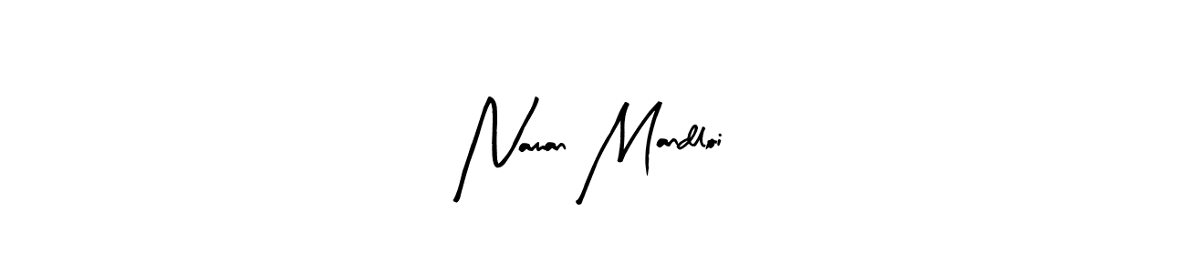 Create a beautiful signature design for name Naman Mandloi. With this signature (Arty Signature) fonts, you can make a handwritten signature for free. Naman Mandloi signature style 8 images and pictures png
