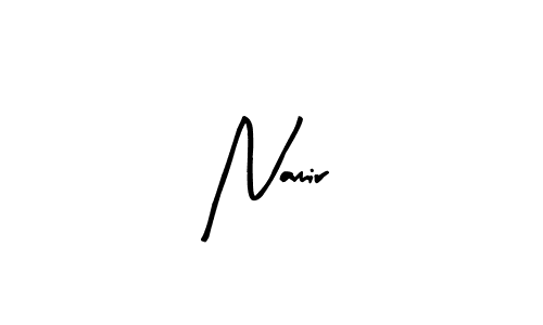 Use a signature maker to create a handwritten signature online. With this signature software, you can design (Arty Signature) your own signature for name Namir. Namir signature style 8 images and pictures png