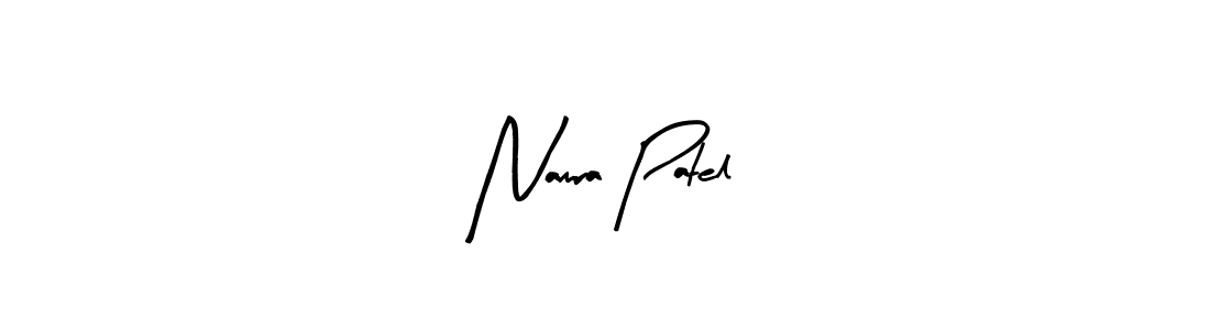 Make a beautiful signature design for name Namra Patel. Use this online signature maker to create a handwritten signature for free. Namra Patel signature style 8 images and pictures png