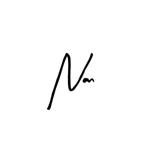 Make a beautiful signature design for name Nan. With this signature (Arty Signature) style, you can create a handwritten signature for free. Nan signature style 8 images and pictures png