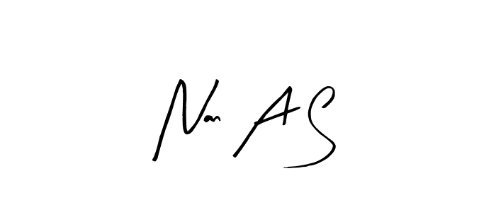 Make a beautiful signature design for name Nan A S. Use this online signature maker to create a handwritten signature for free. Nan A S signature style 8 images and pictures png