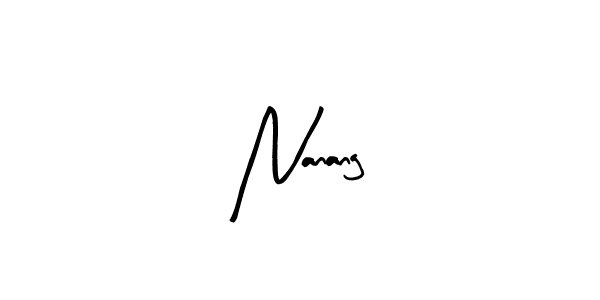 Also we have Nanang name is the best signature style. Create professional handwritten signature collection using Arty Signature autograph style. Nanang signature style 8 images and pictures png