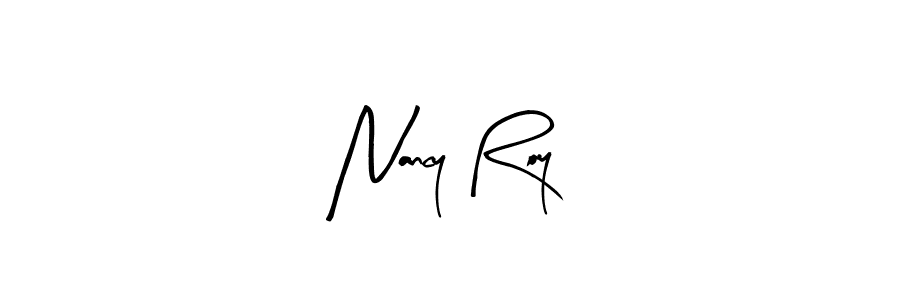 Similarly Arty Signature is the best handwritten signature design. Signature creator online .You can use it as an online autograph creator for name Nancy Roy. Nancy Roy signature style 8 images and pictures png