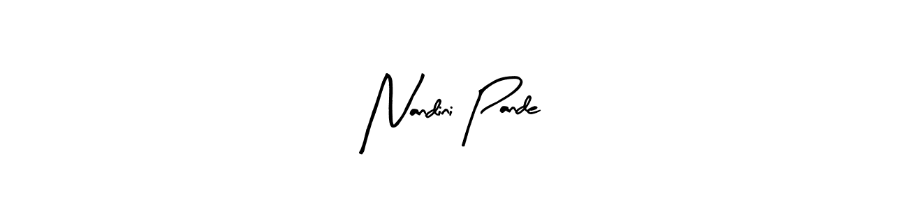 You can use this online signature creator to create a handwritten signature for the name Nandini Pande. This is the best online autograph maker. Nandini Pande signature style 8 images and pictures png