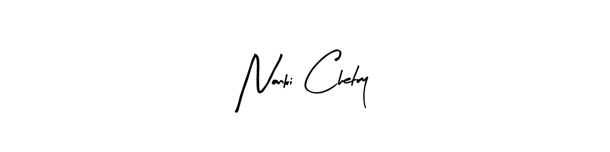 The best way (Arty Signature) to make a short signature is to pick only two or three words in your name. The name Nanki Chetry include a total of six letters. For converting this name. Nanki Chetry signature style 8 images and pictures png