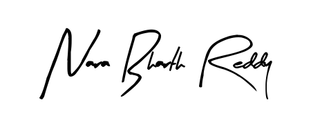 Similarly Arty Signature is the best handwritten signature design. Signature creator online. You can use it as an online autograph creator for name Nara Bharth Reddy. Nara Bharth Reddy signature style 8 images and pictures png