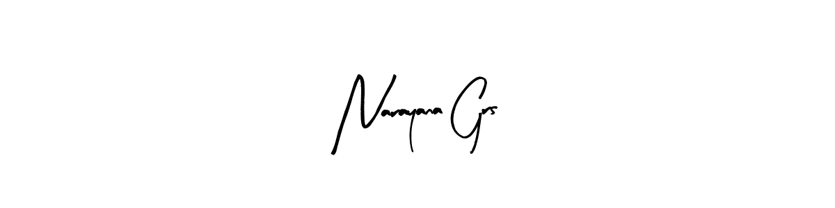if you are searching for the best signature style for your name Narayana Grs. so please give up your signature search. here we have designed multiple signature styles  using Arty Signature. Narayana Grs signature style 8 images and pictures png
