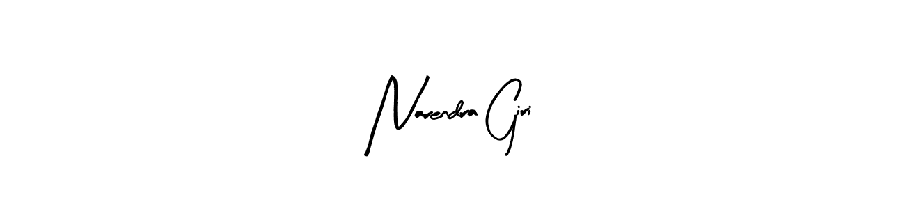 You should practise on your own different ways (Arty Signature) to write your name (Narendra Giri) in signature. don't let someone else do it for you. Narendra Giri signature style 8 images and pictures png