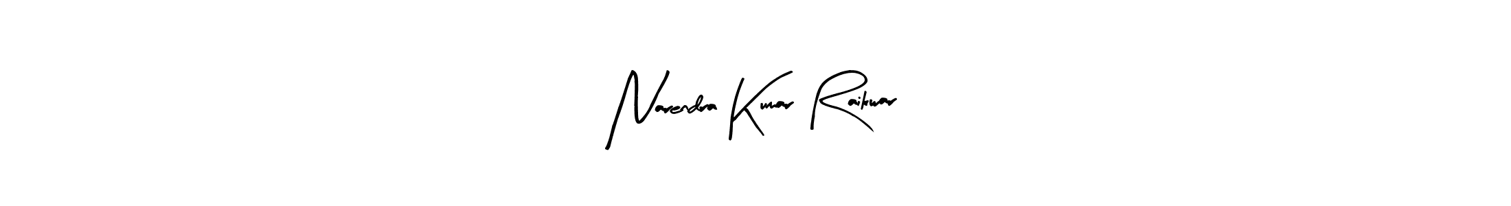 Use a signature maker to create a handwritten signature online. With this signature software, you can design (Arty Signature) your own signature for name Narendra Kumar Raikwar. Narendra Kumar Raikwar signature style 8 images and pictures png