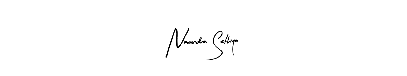 Make a beautiful signature design for name Narendra Sethiya. Use this online signature maker to create a handwritten signature for free. Narendra Sethiya signature style 8 images and pictures png