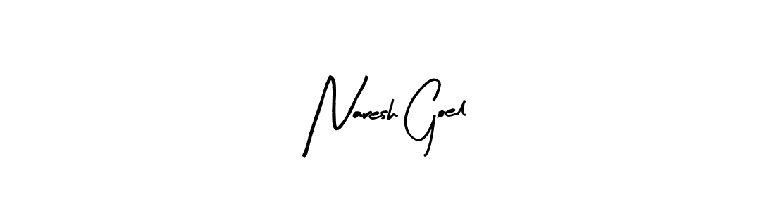 Use a signature maker to create a handwritten signature online. With this signature software, you can design (Arty Signature) your own signature for name Naresh Goel. Naresh Goel signature style 8 images and pictures png