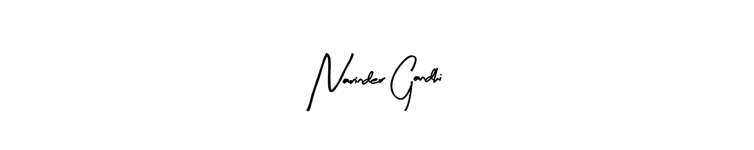 The best way (Arty Signature) to make a short signature is to pick only two or three words in your name. The name Narinder Gandhi include a total of six letters. For converting this name. Narinder Gandhi signature style 8 images and pictures png
