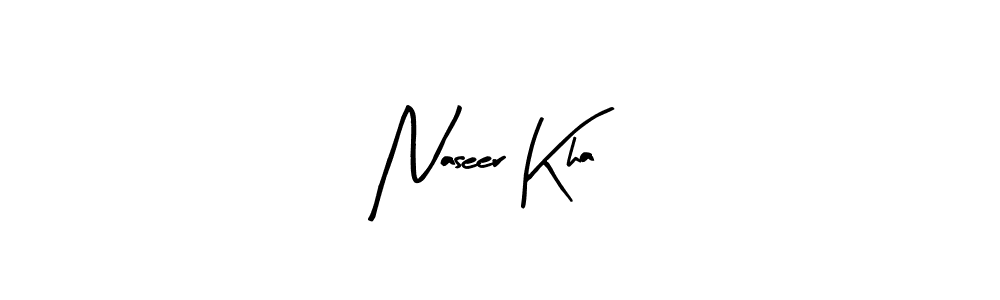 Create a beautiful signature design for name Naseer Kha. With this signature (Arty Signature) fonts, you can make a handwritten signature for free. Naseer Kha signature style 8 images and pictures png