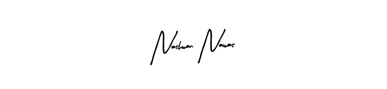 Also we have Nashwan Nawas name is the best signature style. Create professional handwritten signature collection using Arty Signature autograph style. Nashwan Nawas signature style 8 images and pictures png