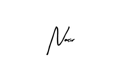 Use a signature maker to create a handwritten signature online. With this signature software, you can design (Arty Signature) your own signature for name Nasir. Nasir signature style 8 images and pictures png