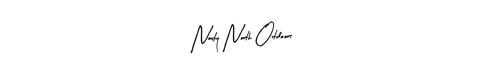 Make a beautiful signature design for name Nasty North Outdoors. Use this online signature maker to create a handwritten signature for free. Nasty North Outdoors signature style 8 images and pictures png