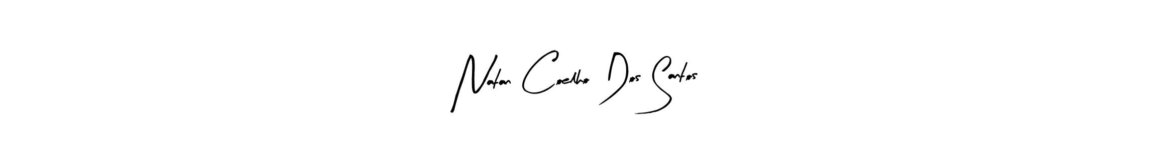 You can use this online signature creator to create a handwritten signature for the name Natan Coelho Dos Santos. This is the best online autograph maker. Natan Coelho Dos Santos signature style 8 images and pictures png