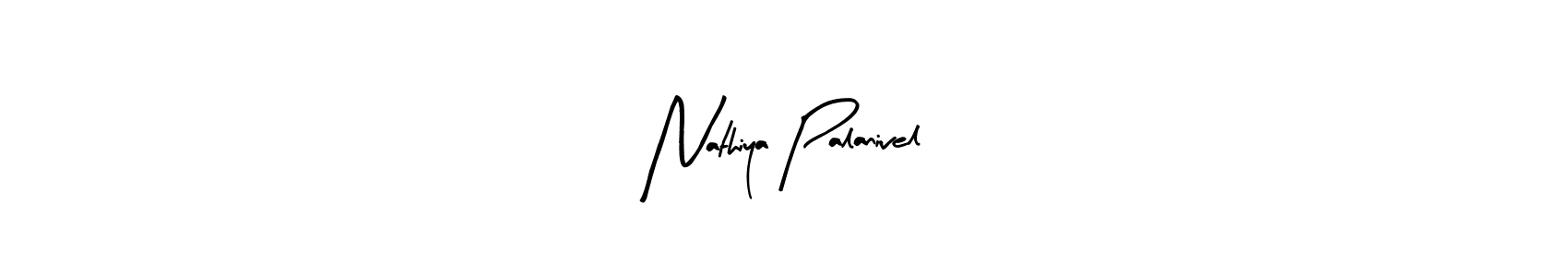 This is the best signature style for the Nathiya Palanivel name. Also you like these signature font (Arty Signature). Mix name signature. Nathiya Palanivel signature style 8 images and pictures png