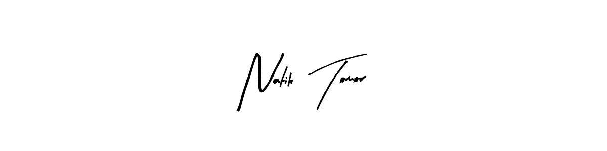 Also You can easily find your signature by using the search form. We will create Natik  Tomor name handwritten signature images for you free of cost using Arty Signature sign style. Natik  Tomor signature style 8 images and pictures png