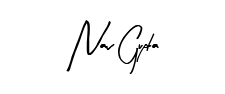 The Arty Signature lettering style adds unique flourish to name Nav Gupta. Stand out with a custom digital autograph made in seconds. Nav Gupta signature style 8 images and pictures png