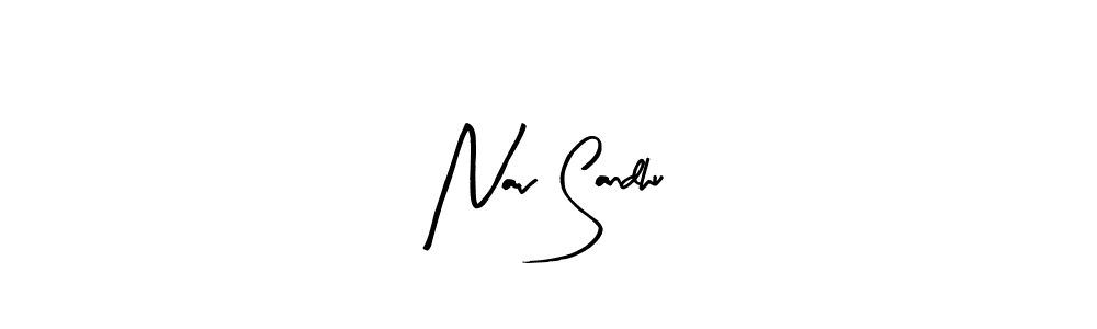 The best way (Arty Signature) to make a short signature is to pick only two or three words in your name. The name Nav Sandhu include a total of six letters. For converting this name. Nav Sandhu signature style 8 images and pictures png