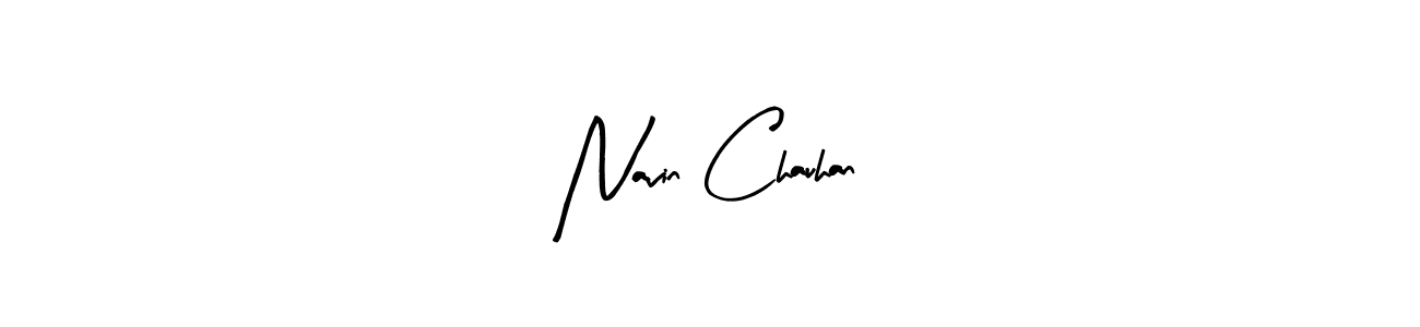 if you are searching for the best signature style for your name Navin Chauhan. so please give up your signature search. here we have designed multiple signature styles  using Arty Signature. Navin Chauhan signature style 8 images and pictures png