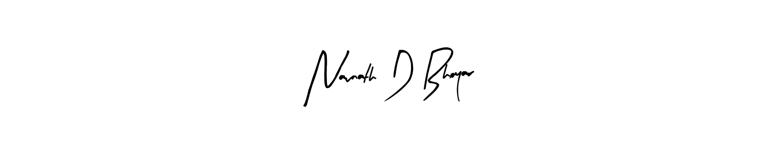 Design your own signature with our free online signature maker. With this signature software, you can create a handwritten (Arty Signature) signature for name Navnath D Bhoyar. Navnath D Bhoyar signature style 8 images and pictures png