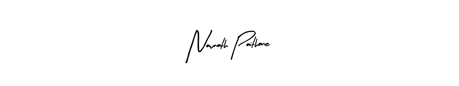 Create a beautiful signature design for name Navnath Paithane. With this signature (Arty Signature) fonts, you can make a handwritten signature for free. Navnath Paithane signature style 8 images and pictures png