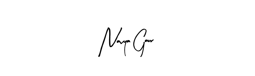 Make a short Navya Gaur signature style. Manage your documents anywhere anytime using Arty Signature. Create and add eSignatures, submit forms, share and send files easily. Navya Gaur signature style 8 images and pictures png
