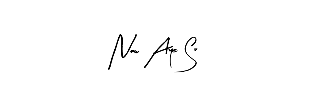 Also You can easily find your signature by using the search form. We will create Naw Aye Su name handwritten signature images for you free of cost using Arty Signature sign style. Naw Aye Su signature style 8 images and pictures png