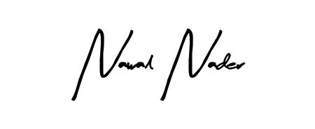 Create a personalized artistic stamp with Nawal Nader in Arty Signature font. Perfect for visual artists, designers, and influencers. Nawal Nader signature style 8 images and pictures png