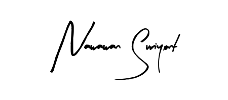 Use a signature maker to create a handwritten signature online. With this signature software, you can design (Arty Signature) your own signature for name Nawawan Suriyont. Nawawan Suriyont signature style 8 images and pictures png