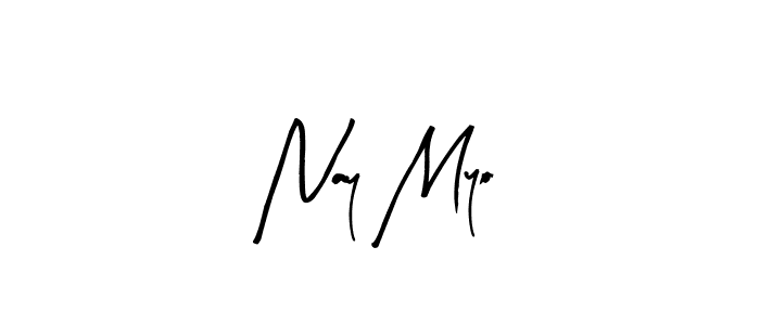 How to Draw Nay Myo signature style? Arty Signature is a latest design signature styles for name Nay Myo. Nay Myo signature style 8 images and pictures png