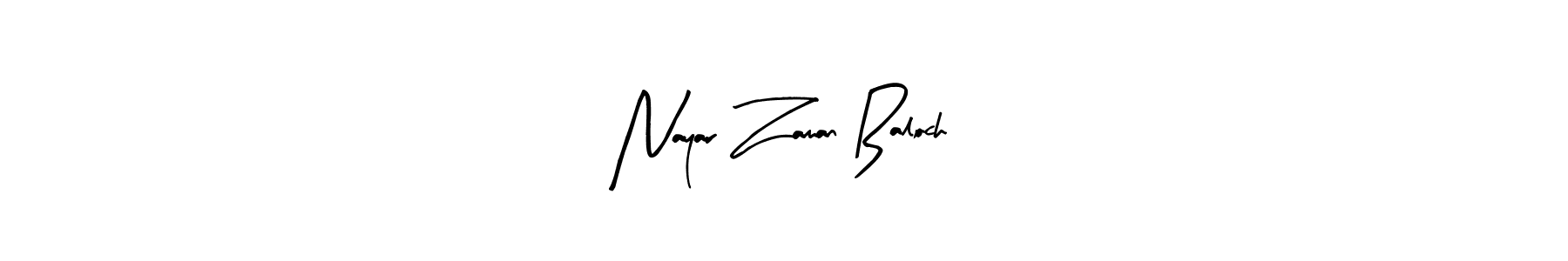 if you are searching for the best signature style for your name Nayar Zaman Baloch. so please give up your signature search. here we have designed multiple signature styles  using Arty Signature. Nayar Zaman Baloch signature style 8 images and pictures png